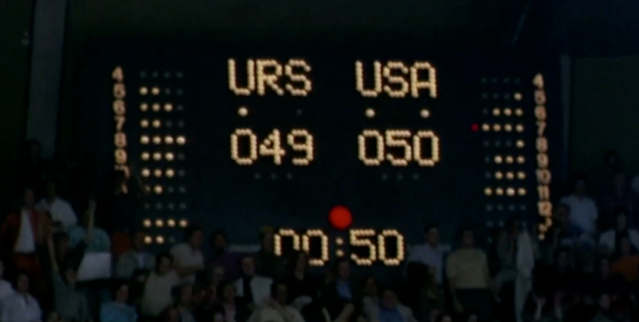 1972 Olympic Basketball Scorebard