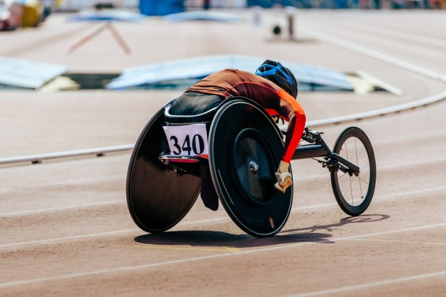 Track Athlete in Wheelchair