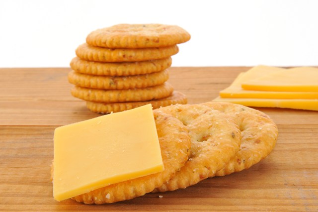 Crackers and cheese