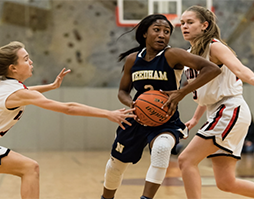 Girls basketball game