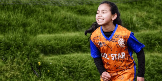 Youth girl soccer